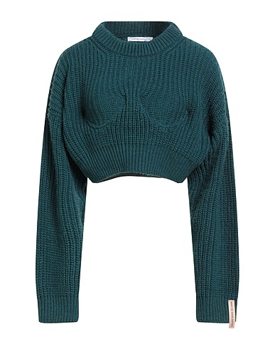 MAR DE MARGARITAS Sweater Deep teal 75% Acrylic, 15% Wool, 10% Polyester