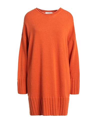 LOVELY by MAGLIFICIO DI VERONA Pullover Arancione 33% Lana Merino, 33% Viscosa, 24% Poliammide, 10% Cachemire