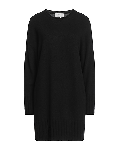 LOVELY by MAGLIFICIO DI VERONA Jumper Black 33% Merino Wool, 33% Viscose, 24% Polyamide, 10% Cashmere