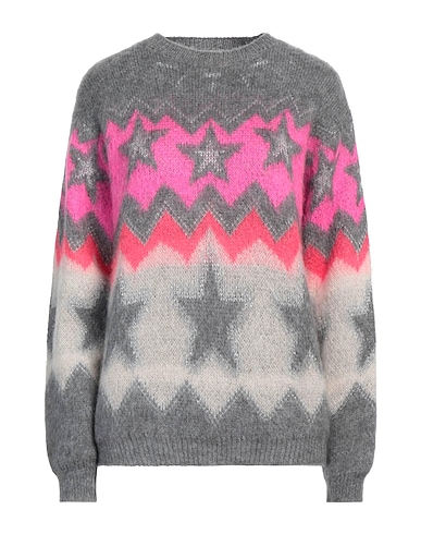 KAOS JEANS Sweater Grey 40% Acrylic, 30% Mohair wool, 30% Polyamide, Viscose, Polyester