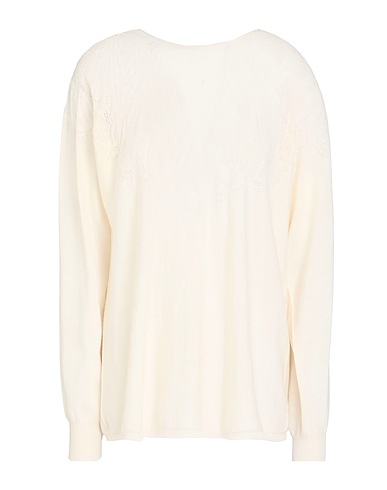 ALBERTA FERRETTI Pullover Panna 75% Lana Vergine, 20% Seta, 5% Cachemire