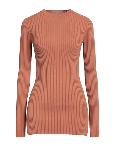 NANUSHKA Pullover Marrone 52% Viscosa riciclata, 46% Poliammide riciclato, 2% Elastan