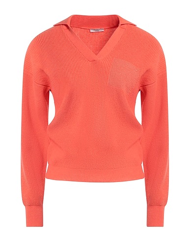 PESERICO Pullover Corallo 70% Lana Vergine, 20% Seta, 10% Cachemire, Fibra di metallo