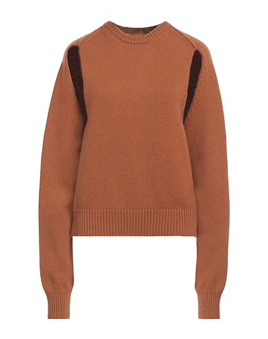 RAMAEL Jumper Camel 70% Wool, 30% Cashmere