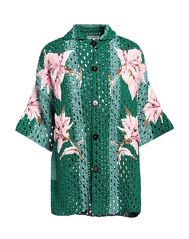 VALENTINO GARAVANI Cardigan Green 100% Cotton, Viscose