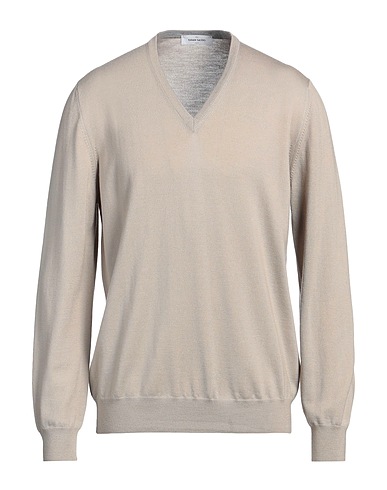 GRAN SASSO Jumper Light brown 100% Virgin Wool