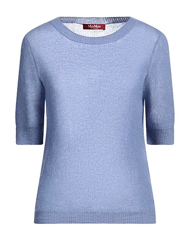 MAX MARA STUDIO プルオーバー ブルーグレー ナイロン 47% / モヘヤ 37% / ウール 16%