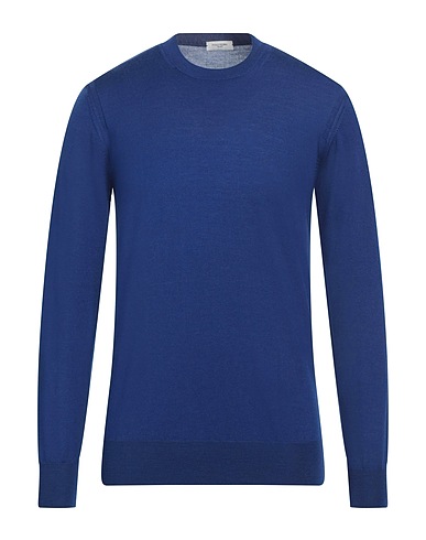 PAOLO PECORA Jumper Blue 100% Virgin Wool
