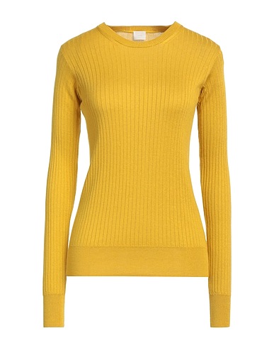 C.T. PLAGE Jumper Mustard 85% Silk, 15% Cashmere