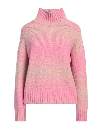 MAJE Polo neck Pink 43% Acrylic, 25% Wool, 22% Viscose, 10% Polyamide