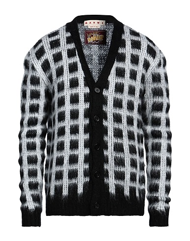 MARNI Cardigan Plum 39% Acetate, 33% Polyamide, 28% Mohair wool