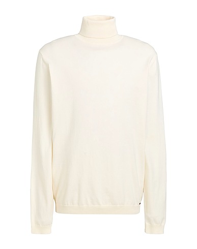 IN MY HOOD Polo neck Ivory 79% Cotton, 21% Nylon