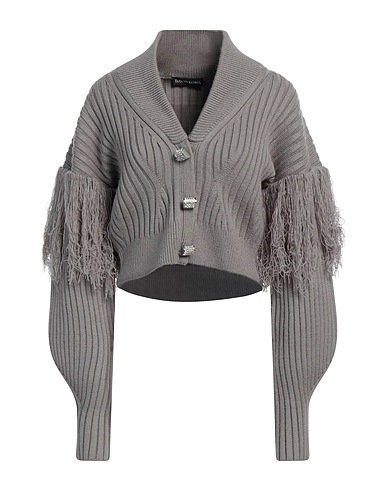 DAVID KOMA Cardigan Grigio 57% Acrilico, 32% Nylon, 10% Lana, 1% Elastan