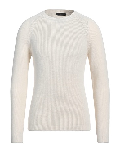 DANIELE FIESOLI Jumper Off white 50% Merino Wool, 50% Acrylic