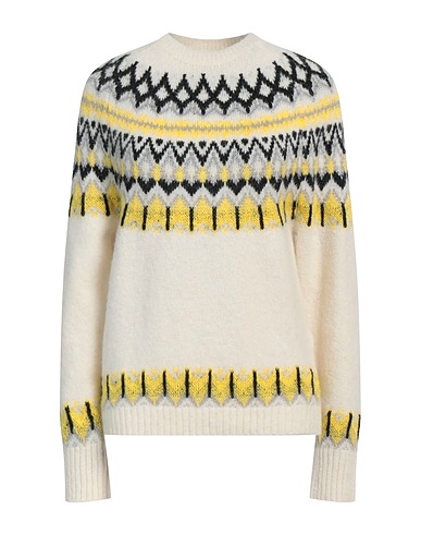 MAJE Jumper Ivory 41% Synthetic fibers, 31% Alpaca wool, 16% Wool, 11% Mohair wool, 1% Metallic fiber