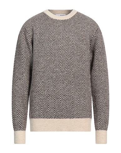 SELECTED HOMME Jumper Beige 50% Recycled polyester, 20% Alpaca wool, 18% Wool, 9% Nylon, 3% Elastane
