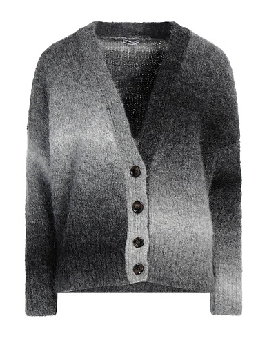 ASPESI Cardigan Grey 63% Alpaca wool, 37% Polyamide