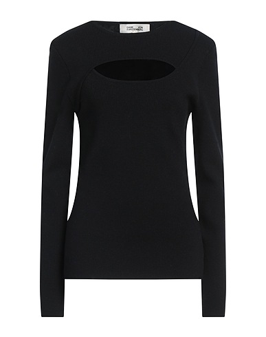 DIANE VON FURSTENBERG Jumper Black 84% Wool, 14% Nylon, 2% Elastane