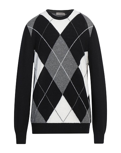 LA FILERIA Jumper Black 100% Virgin Wool