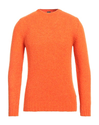 FEDELI Sweater Orange 57% Virgin Wool, 28% Cashmere, 15% Polyamide