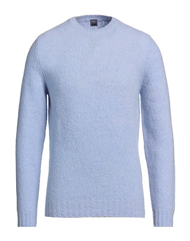 FEDELI Sweater Sky blue 57% Virgin Wool, 28% Cashmere, 15% Polyamide