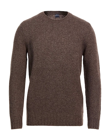 FEDELI Jumper Taupe 57% Virgin Wool, 28% Cashmere, 15% Polyamide