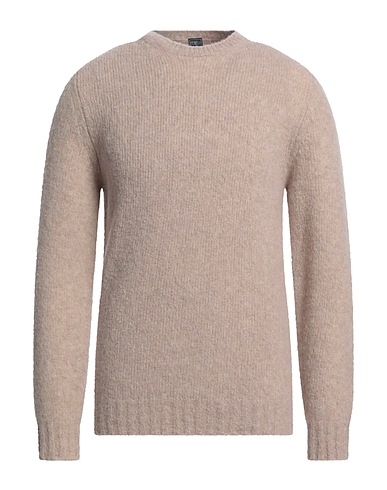 FEDELI Sweater Light grey 57% Virgin Wool, 28% Cashmere, 15% Polyamide