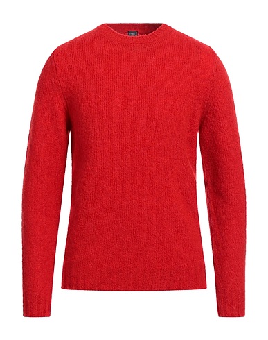 FEDELI Pullover Rot 57% Schurwolle, 28% Kaschmir, 15% Polyamid
