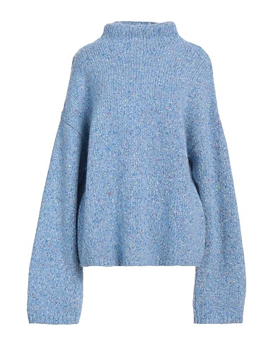 SEAFARER Turtleneck Light blue 40% Wool, 28% Polyamide, 20% Silk, 12% Alpaca wool