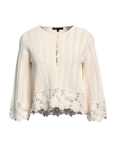 MAJE Jumper Ivory 62% Viscose, 38% Polyamide, Polyester