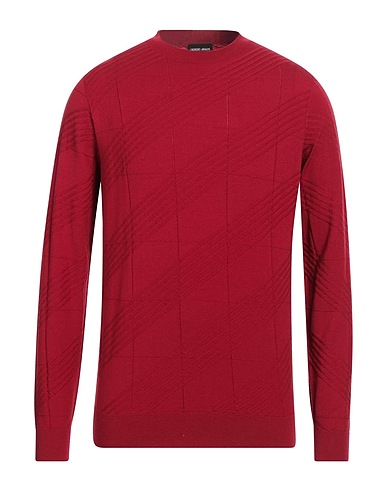 GIORGIO ARMANI Sweater Brick 94% Virgin Wool, 6% Polyester