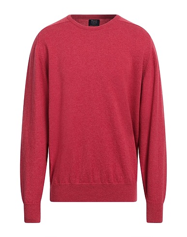 WILLIAM LOCKIE Jumper Brick red 100% Lambswool