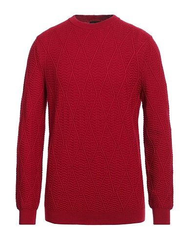 GIORGIO ARMANI Sweater Brick 90% Virgin Wool, 10% Cashmere
