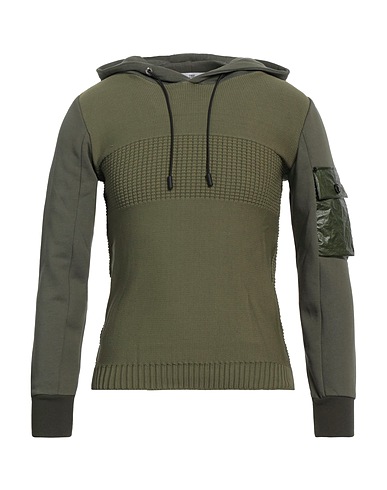 PMDS PREMIUM MOOD DENIM SUPERIOR Jumper Military green 100% Polyamide
