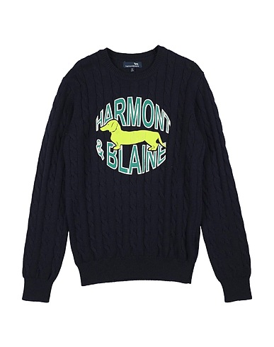HARMONT & BLAINE Pullover Blu navy 80% Cotone, 20% Lana