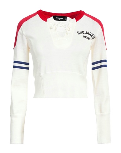 DSQUARED2 Jumper Ivory 100% Wool
