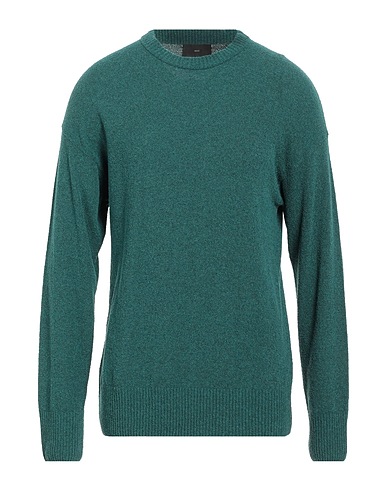 LIU •JO MAN Jumper Dark green 75% Cotton, 25% Polyamide