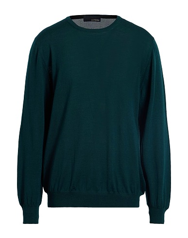 LARDINI Sweater Dark green 100% Wool