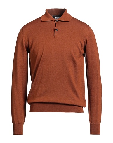 ALPHA STUDIO Pullover Cuoio 100% Lana Merino