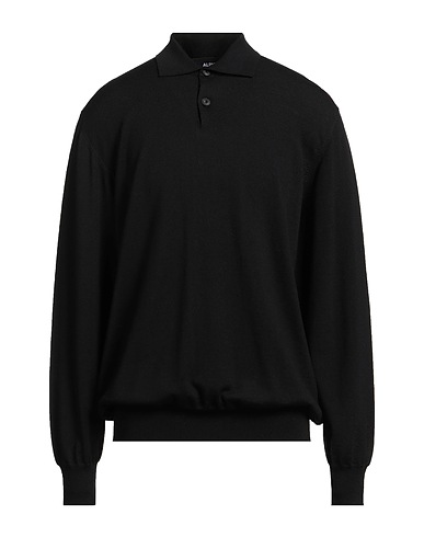 ALPHA STUDIO Pullover Nero 100% Lana Merino