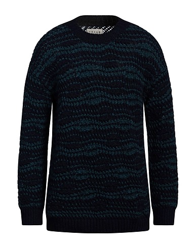 CESAR CASIER Pullover Blu navy 53% Lana, 24% Poliammide, 23% Lana di yak
