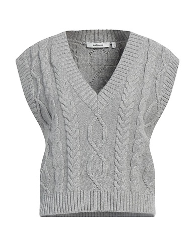 OVAL SQUARE Jumper Grey 57% Cotton, 28% Acrylic, 15% Polyester