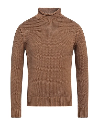 GIAMPAOLO Turtleneck Camel 100% Wool