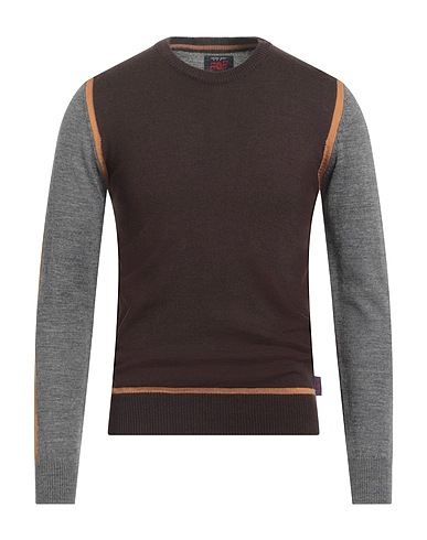 BOB Pullover Cioccolato 50% Lana, 50% Acrilico