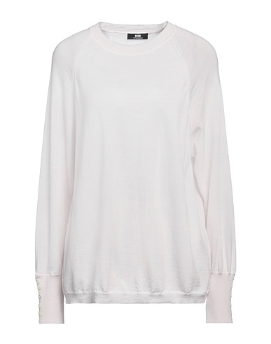 ALPHA STUDIO Jumper Light grey 100% Merino Wool