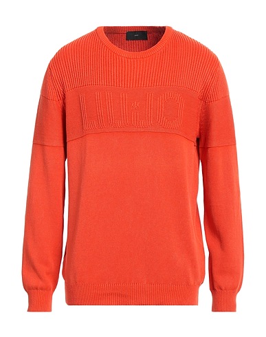 LIU •JO MAN Pullover Orange 100% Baumwolle