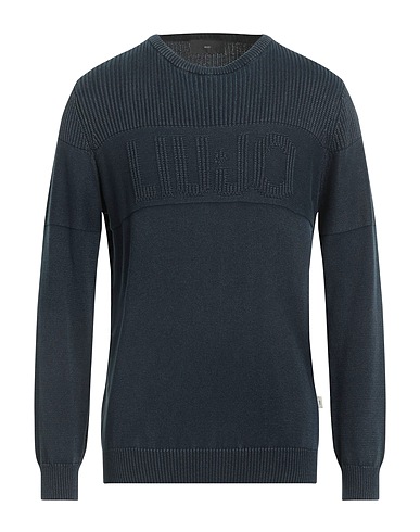 LIU •JO MAN Pullover Nachtblau 100% Baumwolle