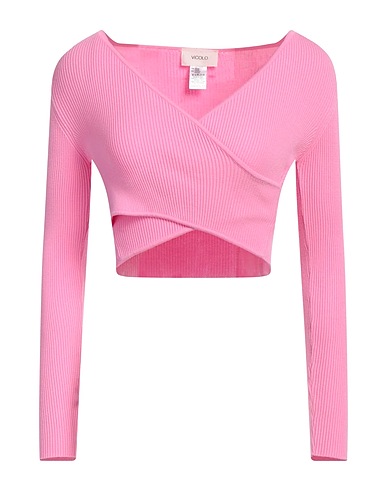 VICOLO Pullover Rosa 70% Viskose, 30% Polyester