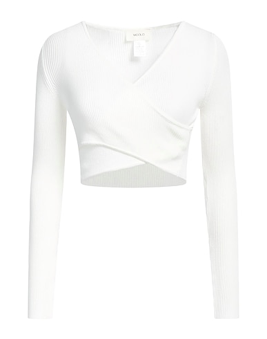 VICOLO Pullover BIANCO 70% Viscose, 30% Polyester