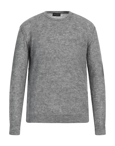 ROBERTO COLLINA Jumper Grey 50% Mohair wool, 36% Nylon, 14% Merino Wool